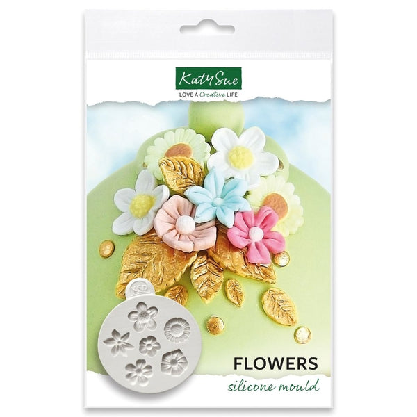 Katy Sue Designs Flowers Silicone Mould - Katy Sue Designs