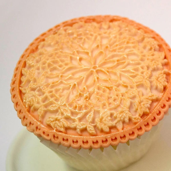 Katy Sue Designs Floral Lace Cupcake Silicone Mould - Katy Sue Designs