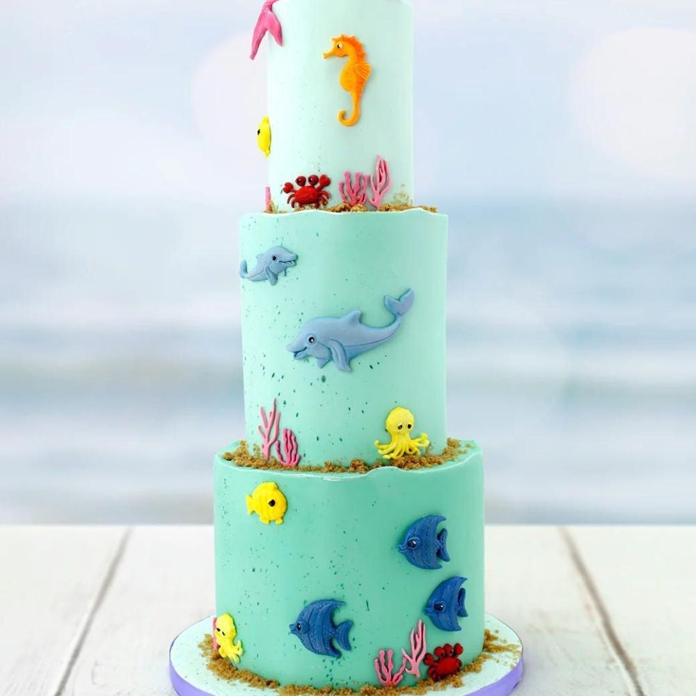 Katy Sue Designs Octopus and Seahorse Silicone Mould - Katy Sue Designs