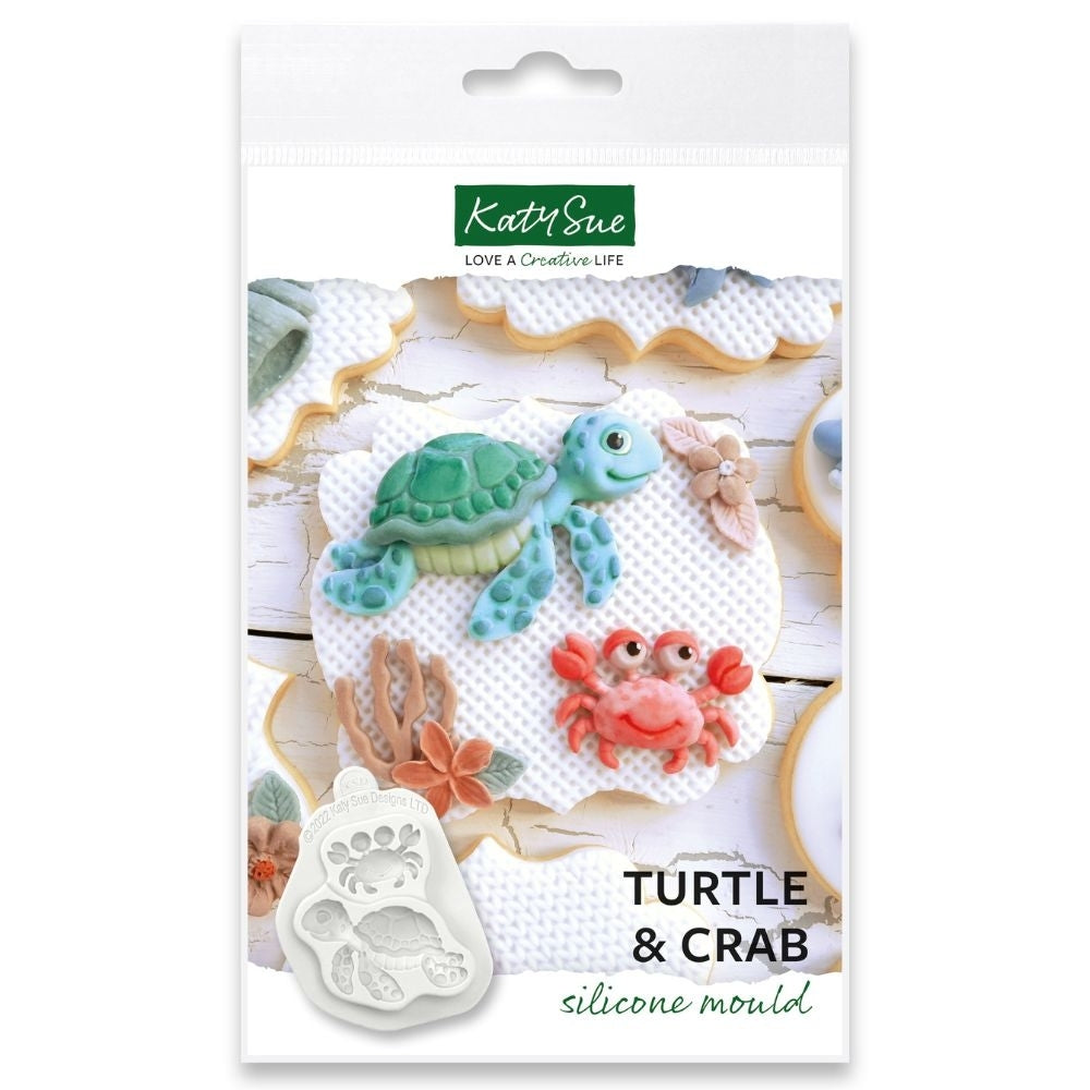 Katy Sue Designs Turtle & Crab Silicone Moulds