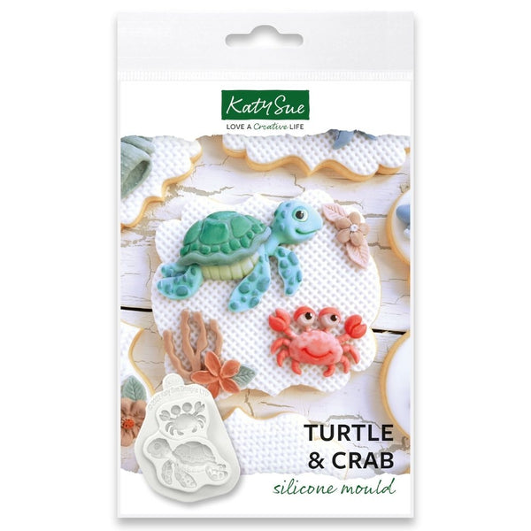 Katy Sue Designs Turtle & Crab Silicone Moulds