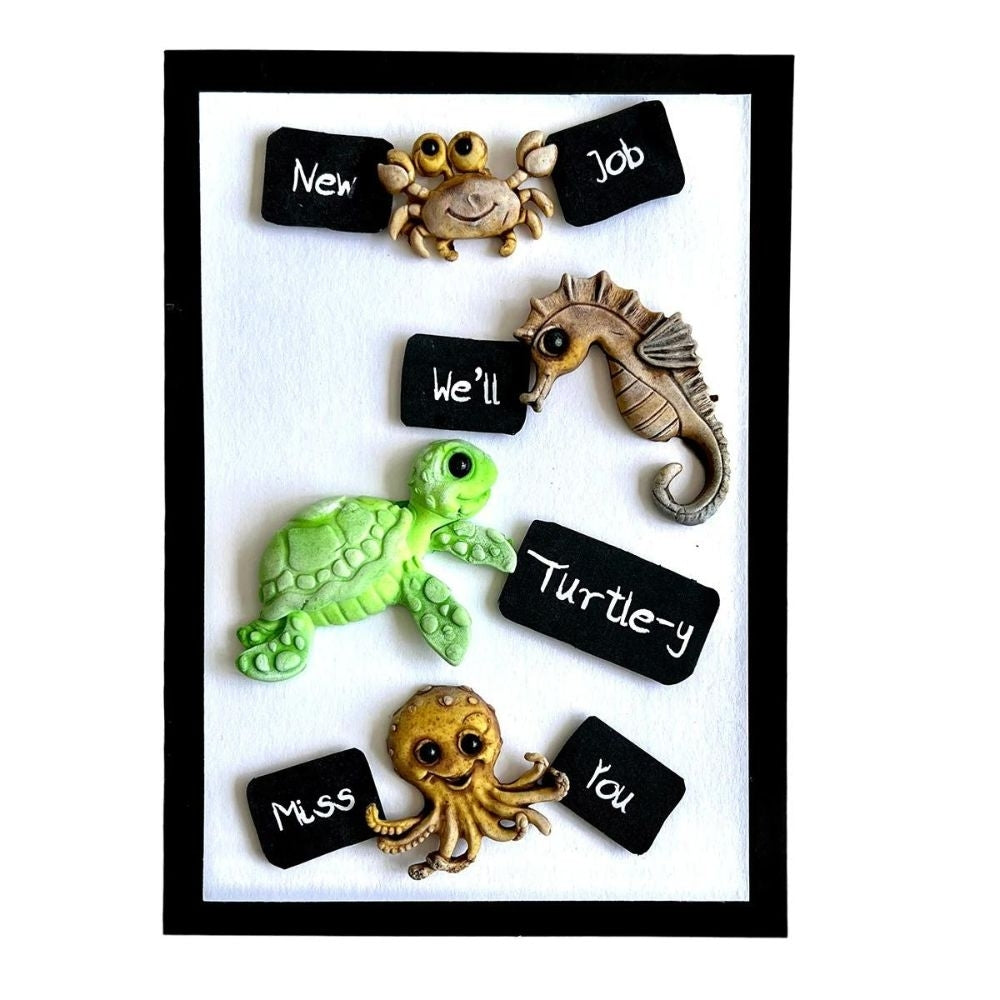 Katy Sue Designs Turtle & Crab Silicone Moulds