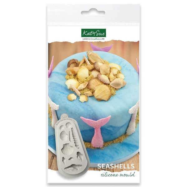 Katy Sue Designs Seashells Silicone Mould - Katy Sue Designs