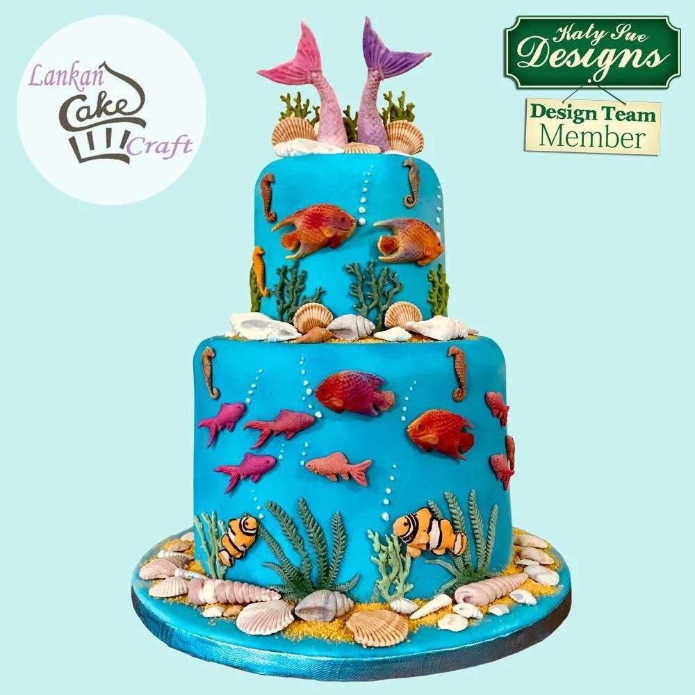 Katy Sue Designs Seashells Silicone Mould - Katy Sue Designs