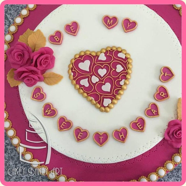 Katy Sue Designs Beaded Pearl Borders Silicone Mould - Katy Sue Designs