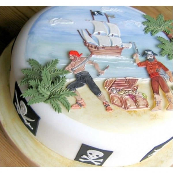 Patchwork Cutters PIRATES 7 pc icing sugarcraft cutter set