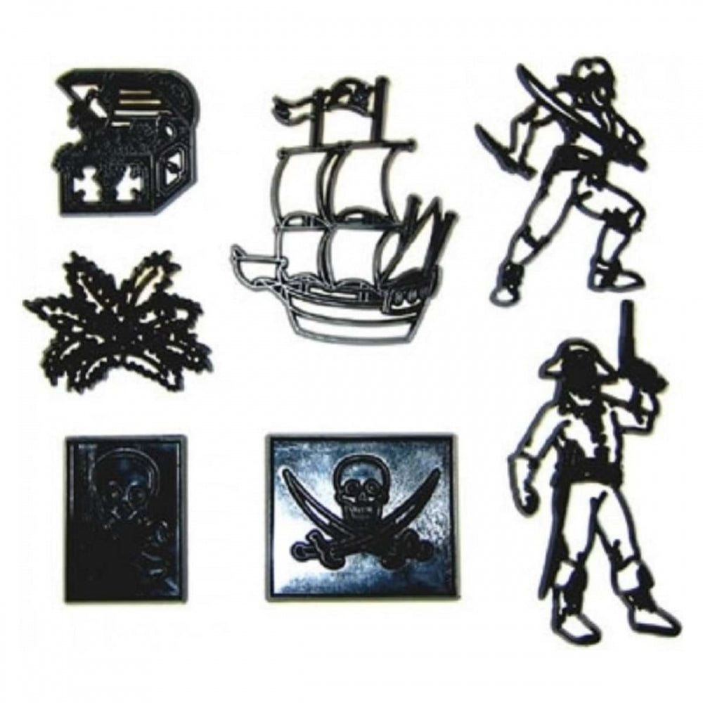 Patchwork Cutters PIRATES 7 pc icing sugarcraft cutter set