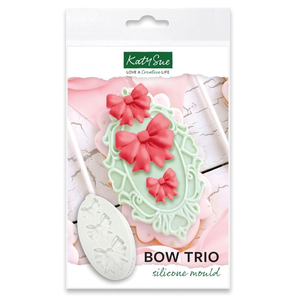 Katy Sue Designs Bow Trio Silicone Mould - Katy Sue Designs