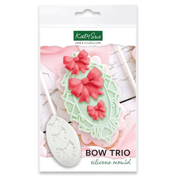 Katy Sue Designs Bow Trio Silicone Mould - Katy Sue Designs