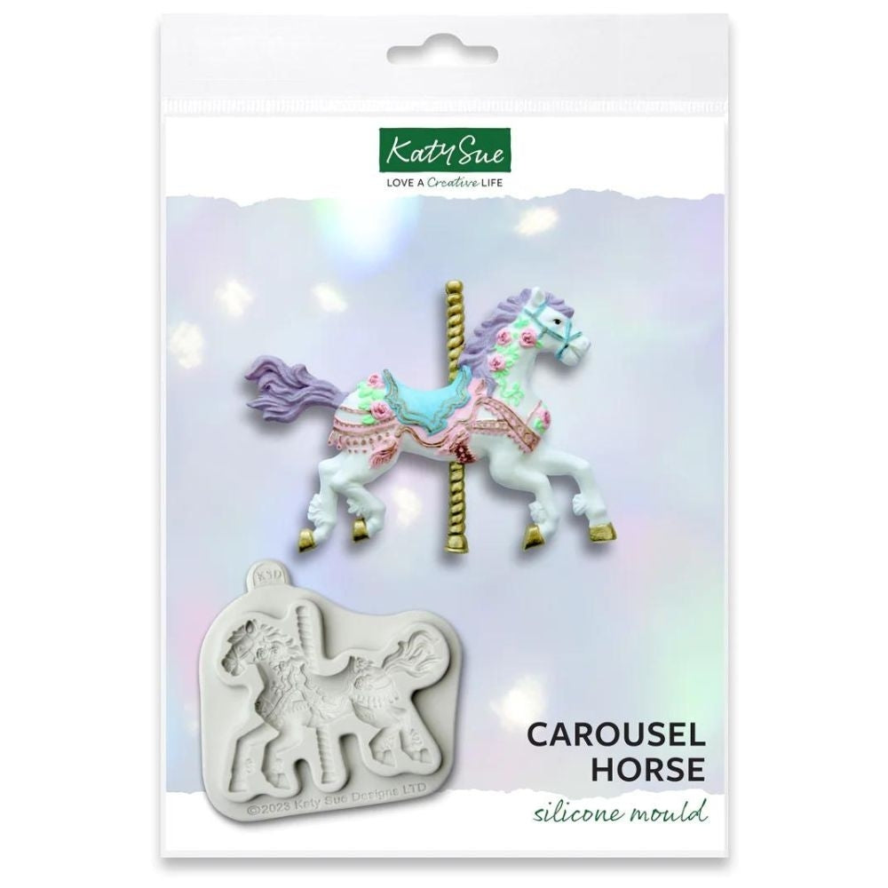 Katy Sue Designs Carousel Horse Silicone Mould - Katy Sue Designs