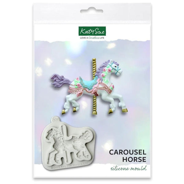 Katy Sue Designs Carousel Horse Silicone Mould - Katy Sue Designs