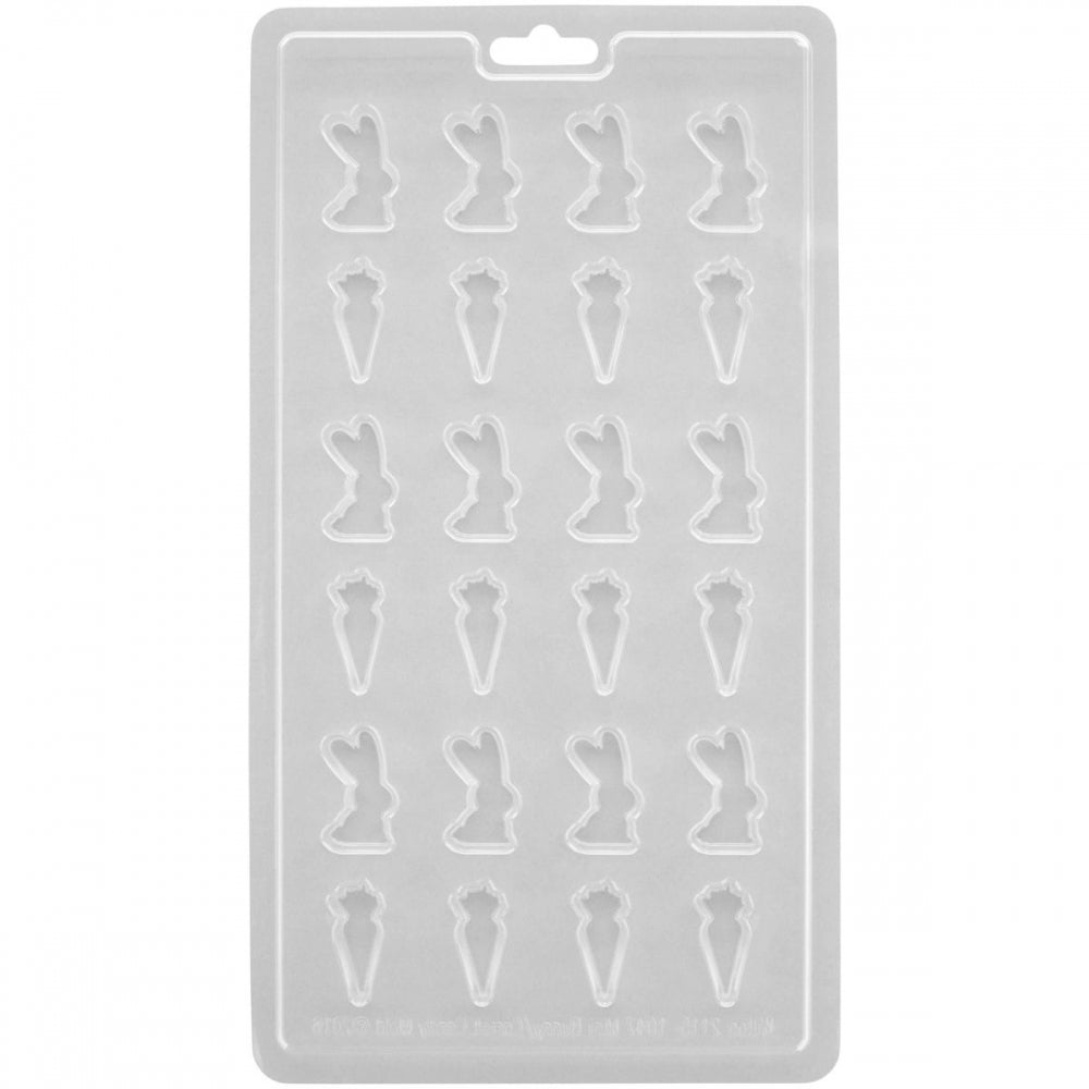 Wilton Rabbit And Carrot 24 Cavity Chocolate Mould