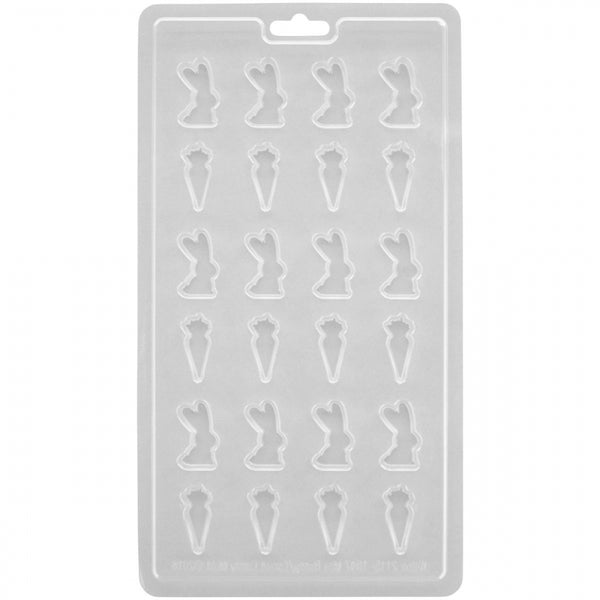 Wilton Rabbit And Carrot 24 Cavity Chocolate Mould