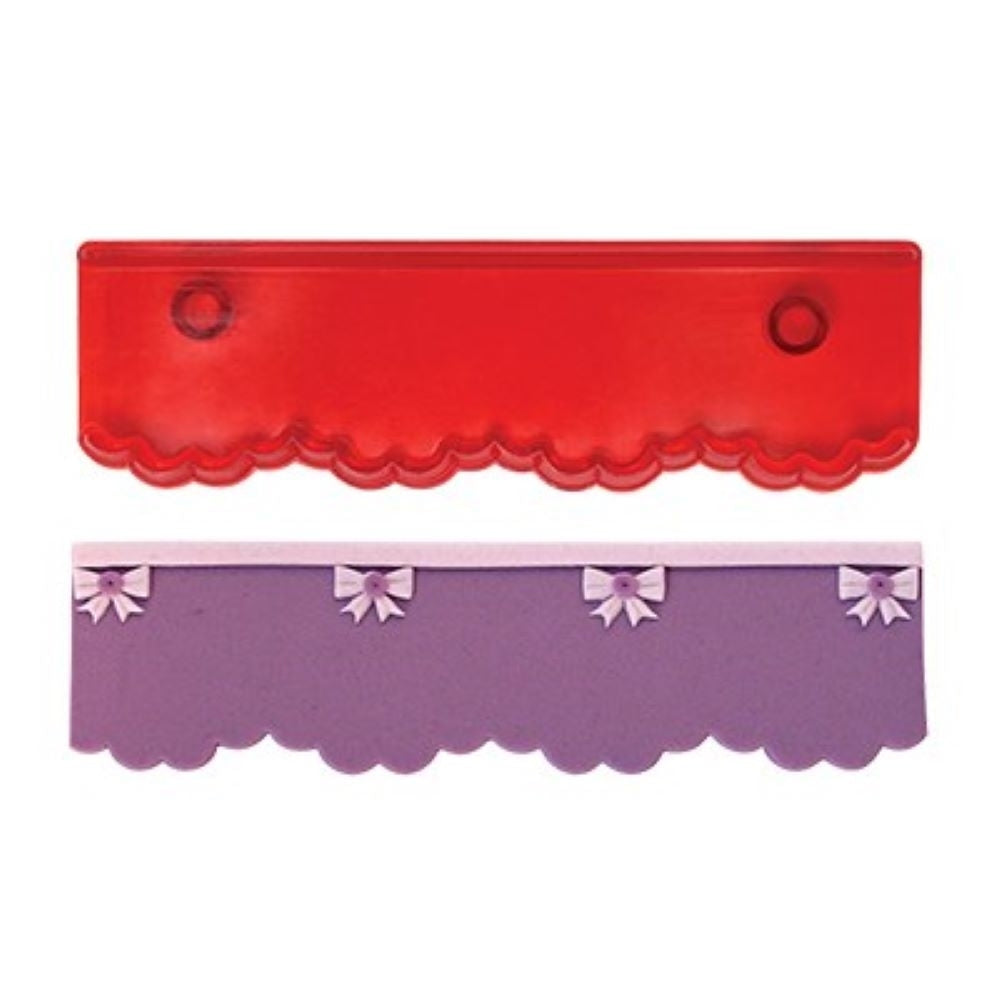 PME Wide Frills F2A & F2B fondant icing 2pc cutter set