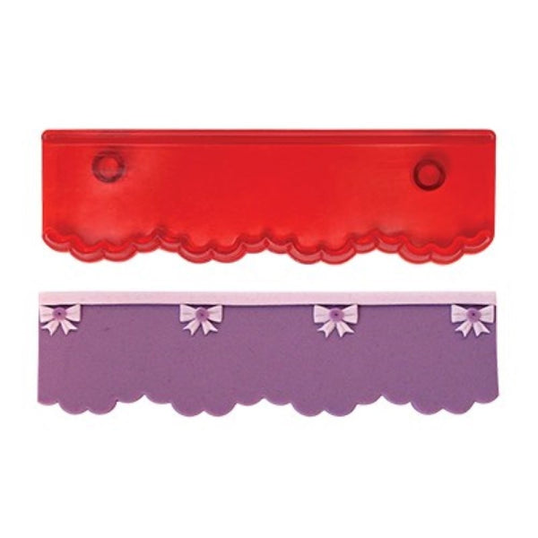 PME Wide Frills F2A & F2B fondant icing 2pc cutter set