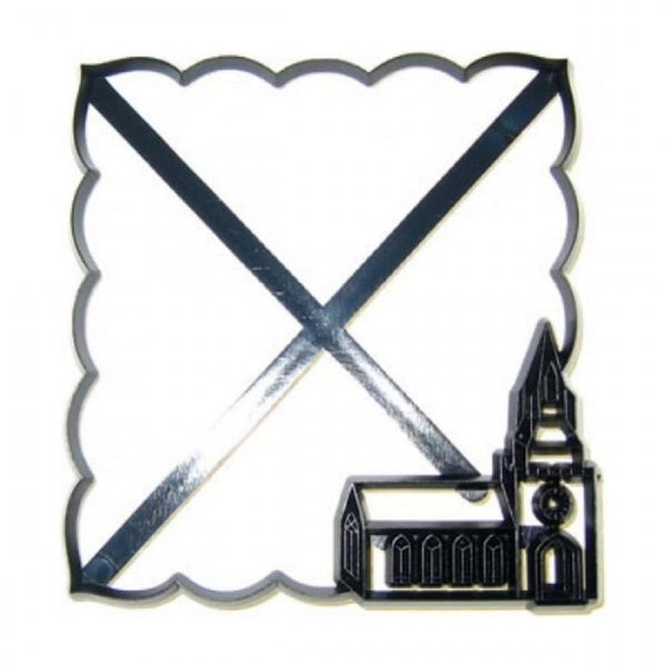 Patchwork Cutters NAME PLACE SETTING B - Church - icing cutter