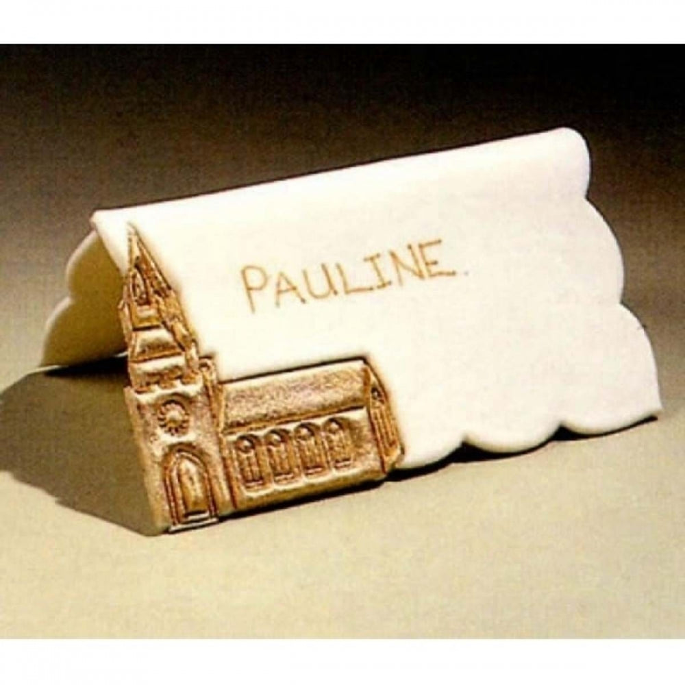 Patchwork Cutters NAME PLACE SETTING B - Church - icing cutter
