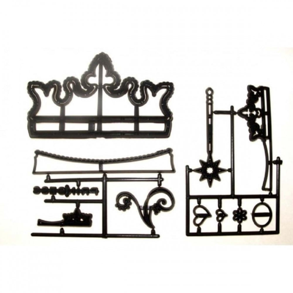 Patchwork Cutters CROWNS & TIARAS 11 pc icing cutter set