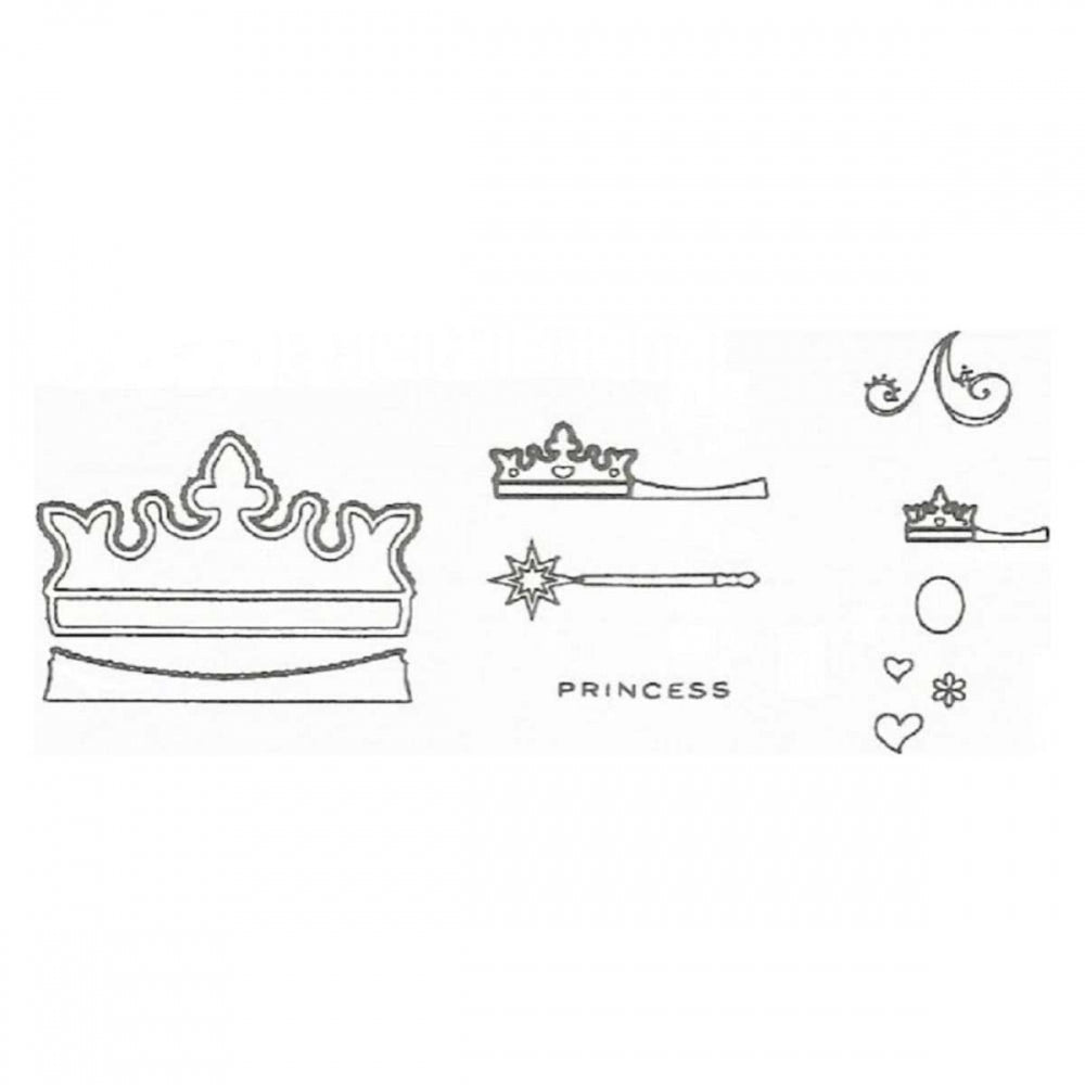Patchwork Cutters CROWNS & TIARAS 11 pc icing cutter set