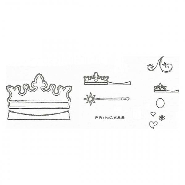 Patchwork Cutters CROWNS & TIARAS 11 pc icing cutter set