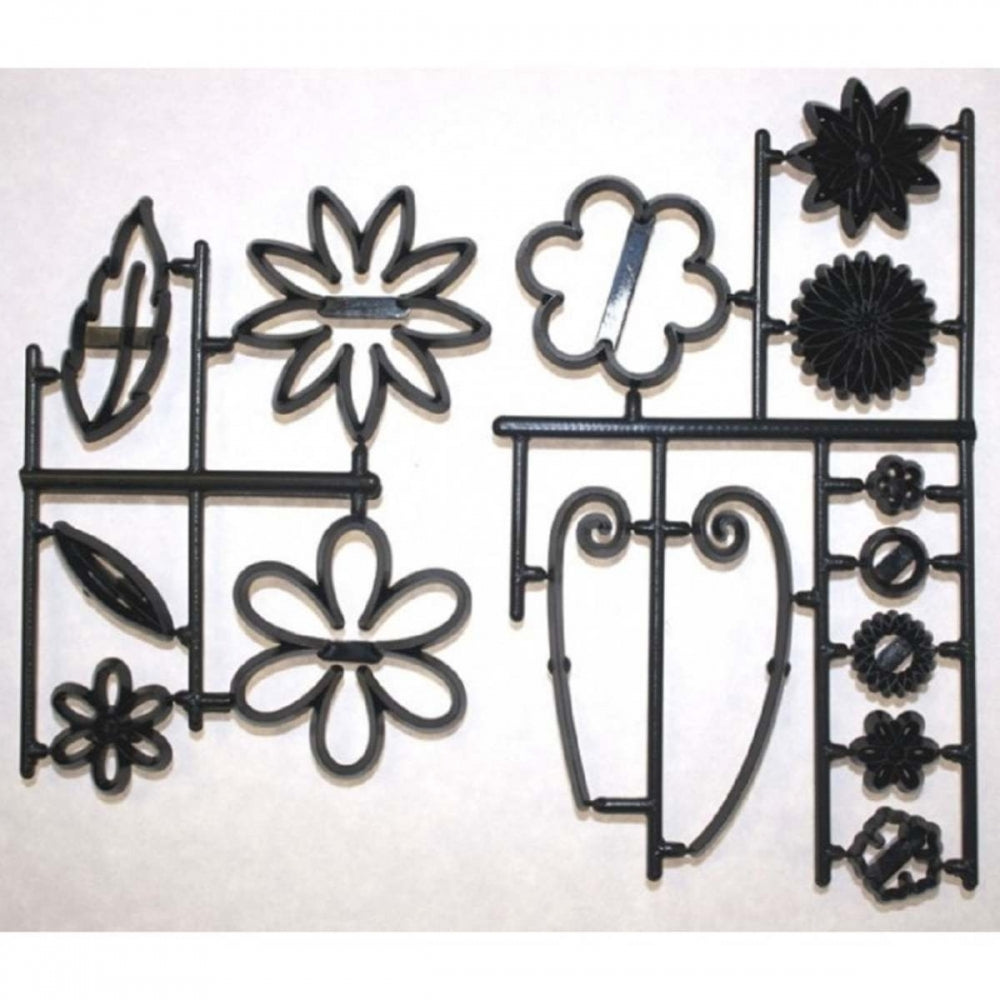 Patchwork Cutters FANTASY FLOWER 15 pc icing flower cutter set
