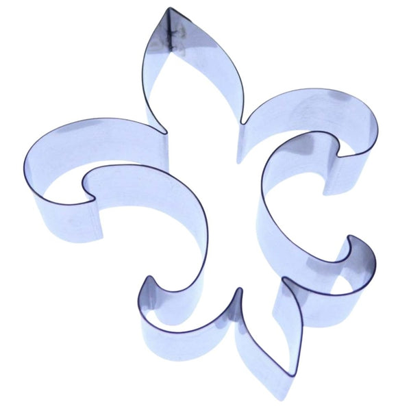 Valley Cutter Company Large 90mm Fleur De Lys Stainless Steel Icing Cutter