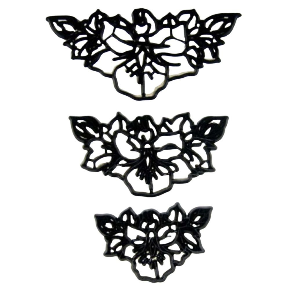 Patchwork Cutters Orchid Garland Icing Flower Cutter Set Of 3