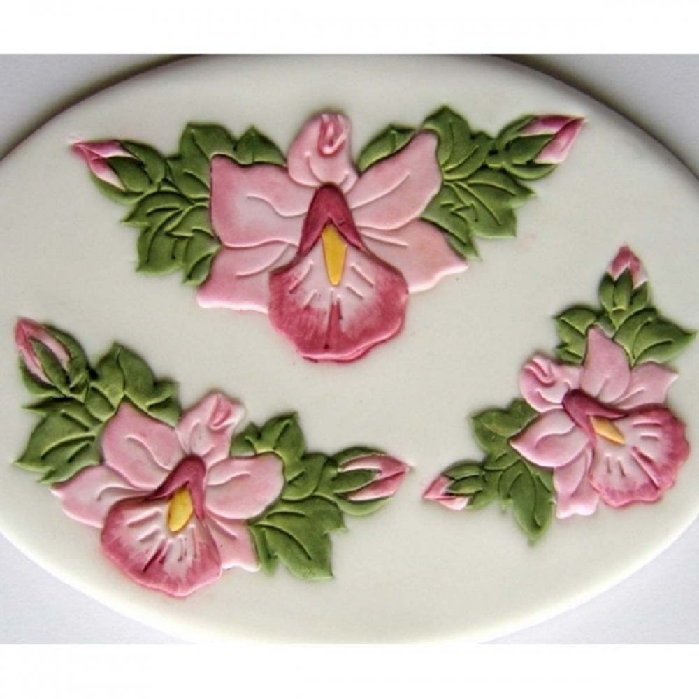 Patchwork Cutters Orchid Garland Icing Flower Cutter Set Of 3