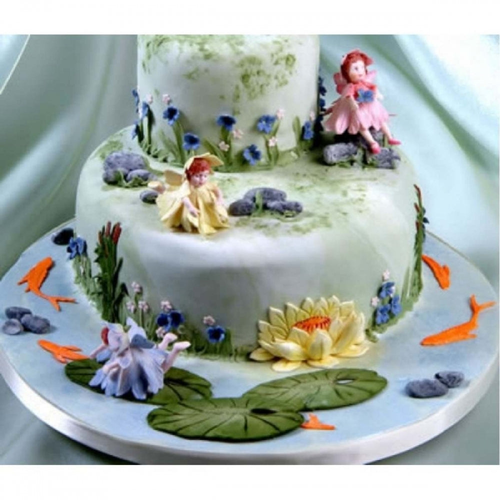Patchwork Cutters Water Lily & Fish Icing Sugarcraft Cutter Set Of 10