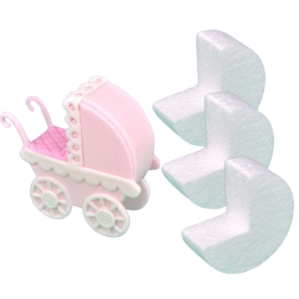 Patchwork Cutters Small Pram Bases Styrofoam Block Set Of 6