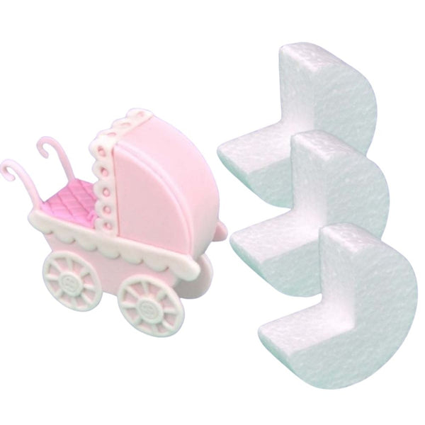Patchwork Cutters Small Pram Bases Styrofoam Block Set Of 6