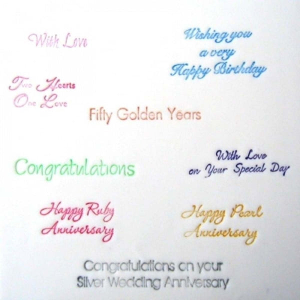 Patchwork Cutters Celebration Lettering Icing Cutter Set Of 9