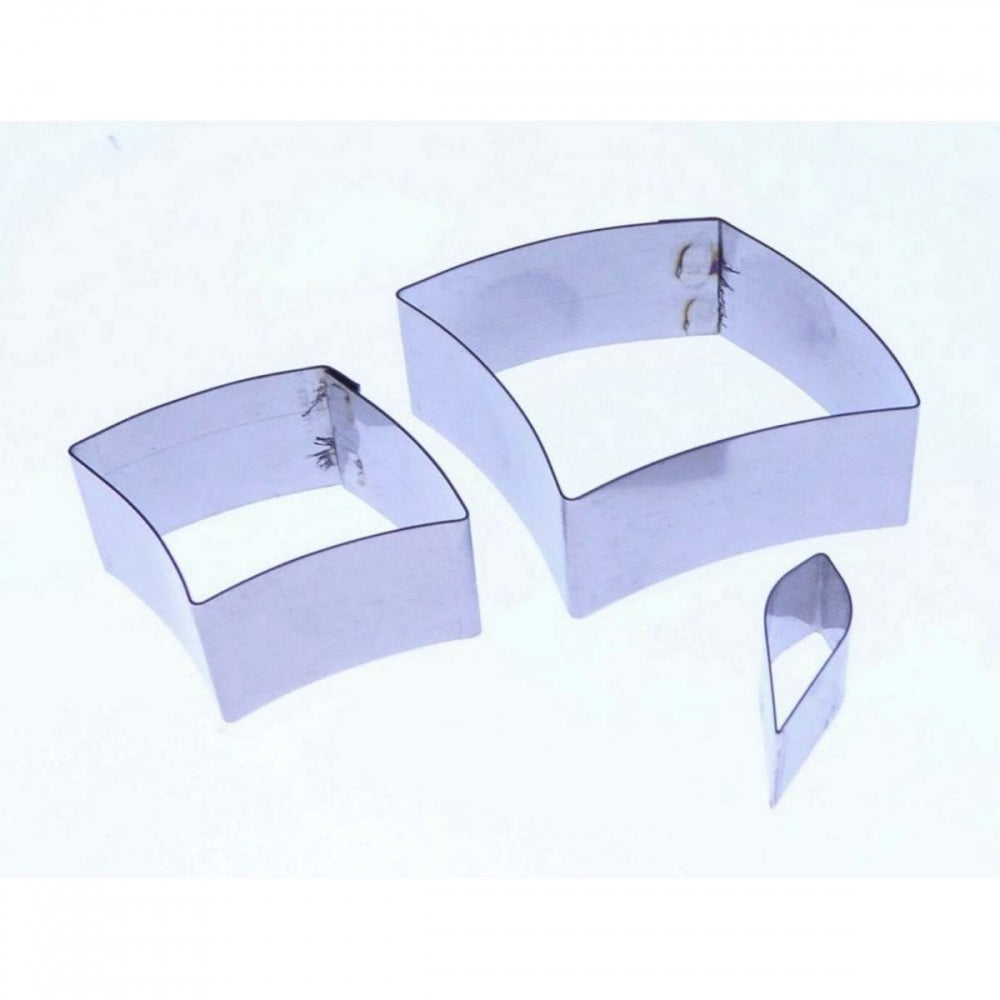 Valley Cutter Company 3 pc ART DECO #3 stainless steel icing cutter set