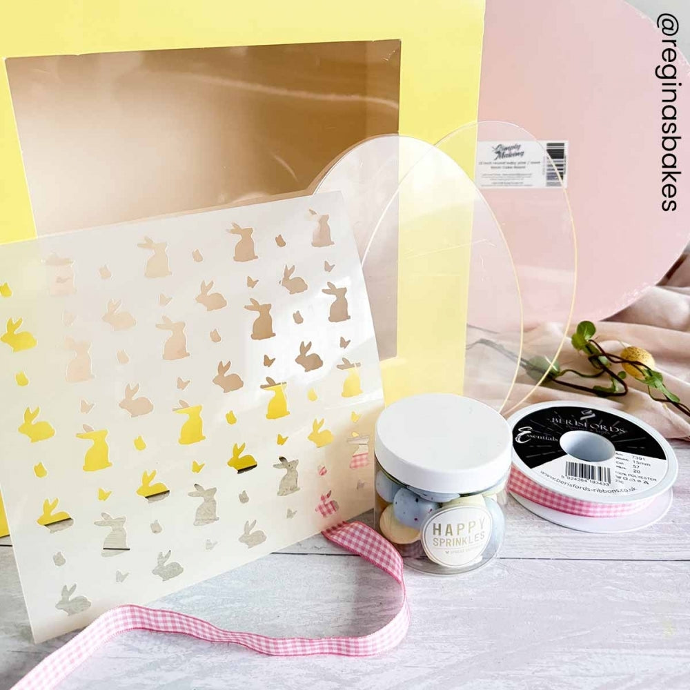 Simply Making Pastel Yellow Cake Box With Window