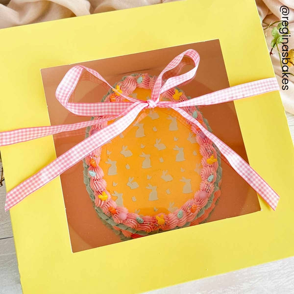 Simply Making Easter Bunny Motif Cake Stencil