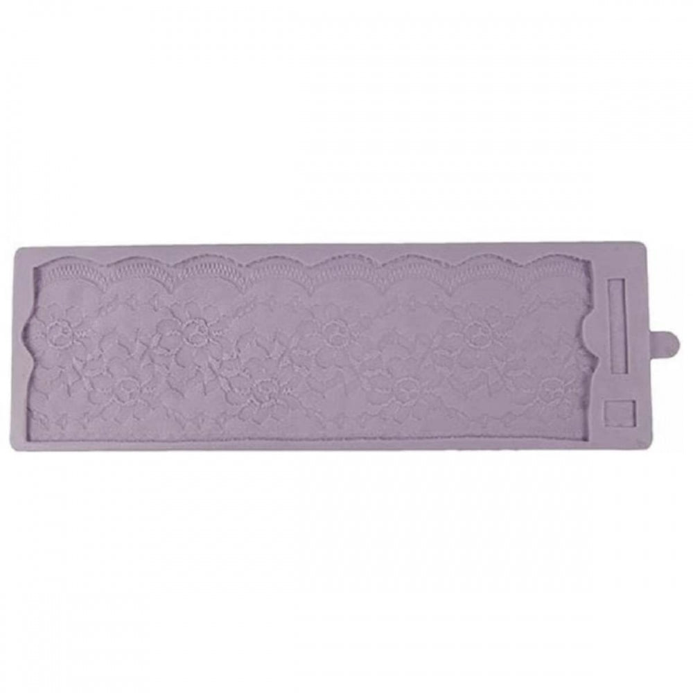 Karen Davies Rose Vintage Lace Border silicone icing sugarcraft mould