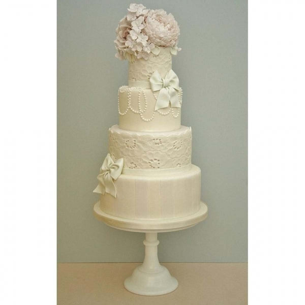 Unknown/Discontinued Amy Vintage Lace Border silicone icing sugarcraft mould
