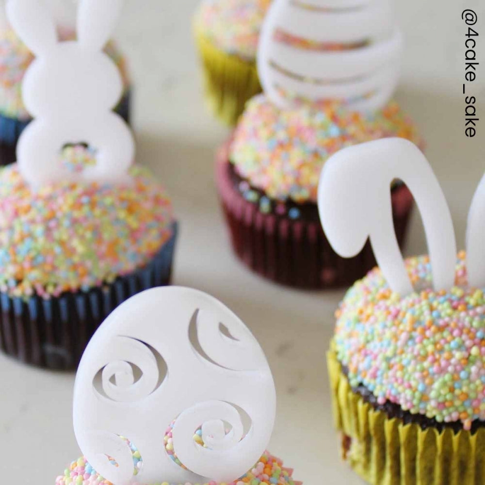 Make A Wish Easter Cupcake Toppers Set Of 6