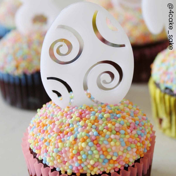 Make A Wish Easter Cupcake Toppers Set Of 6