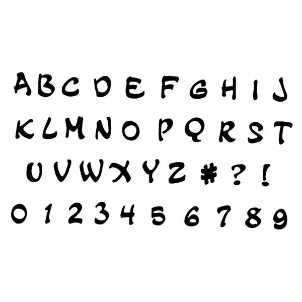 FMM Magical Alphabet And Number Tappit Cutter Set