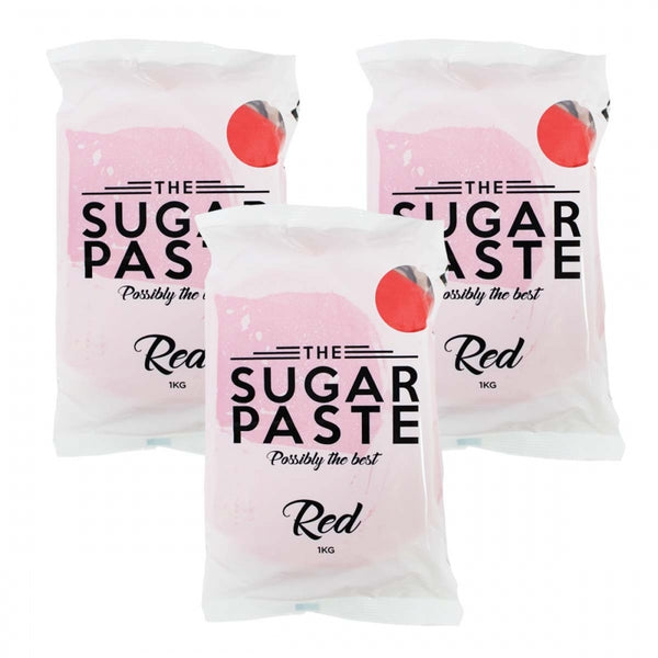 THE SUGAR PASTE Red Sugarpaste