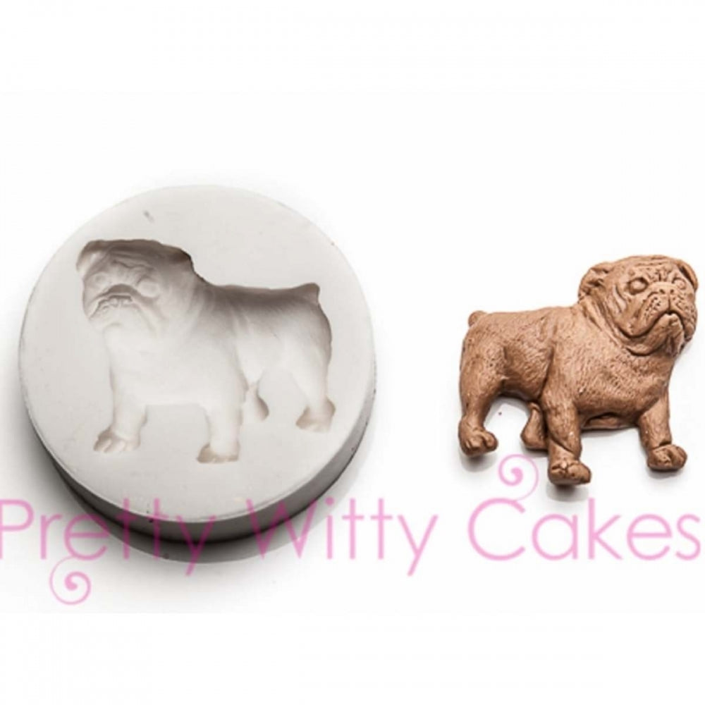 FPC BULLDOG silicone sugarcraft icing mould