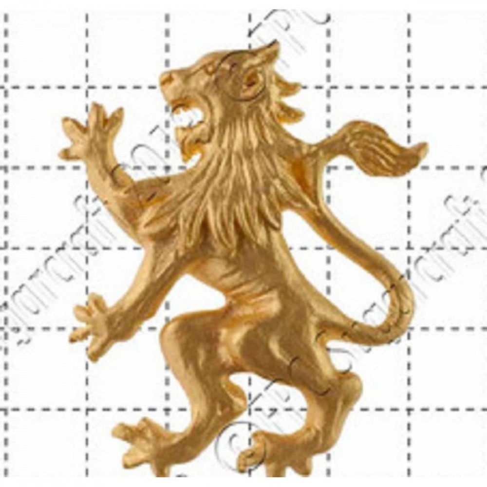FPC Rampant Lion (left) silicone icing sugarcraft mould