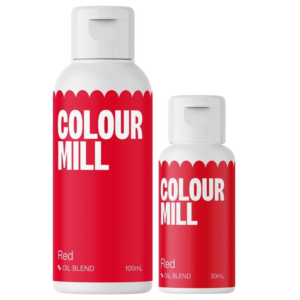 Colour Mill Red - Oil Based Food Colouring (20ml - 100ml)