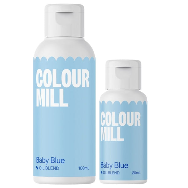 Colour Mill Baby Blue - Oil Based Food Colouring (20ml - 100ml)