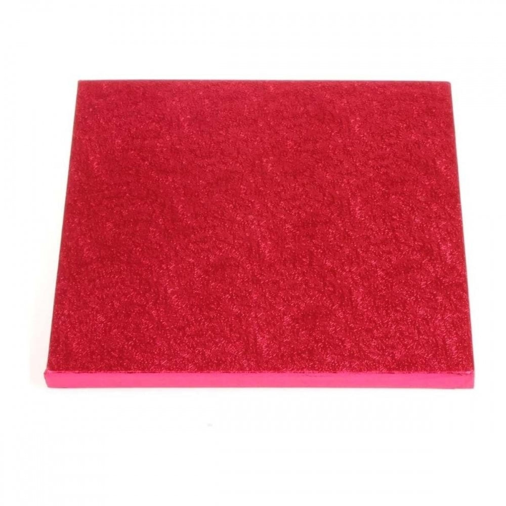 Doric Cake Craft 12 Inch Cerise Pink Square Drum Cake Board