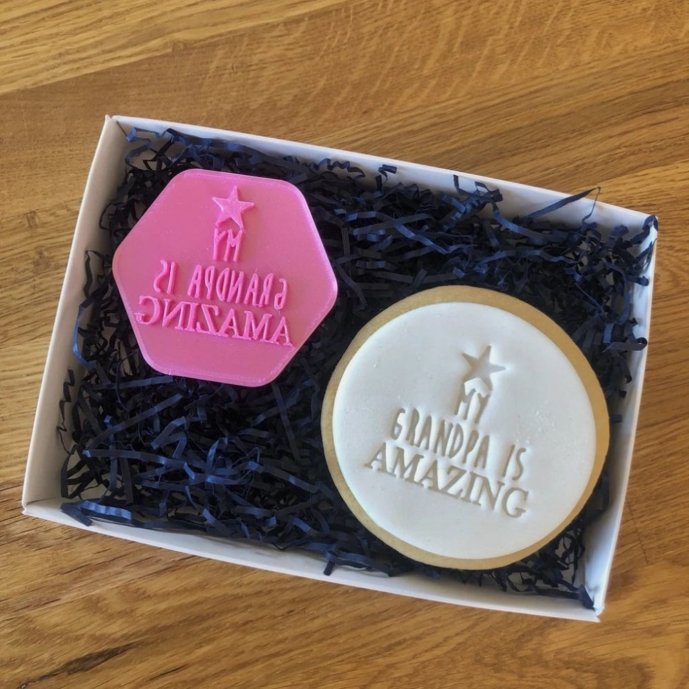 LissieLou MY GRANDPA IS AMAZING cookie & icing stamp