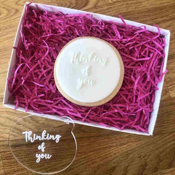 LissieLou THINKING OF YOU cookie & icing embosser