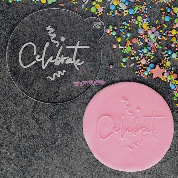 LissieLou Celebrate Cookie & Icing Embosser