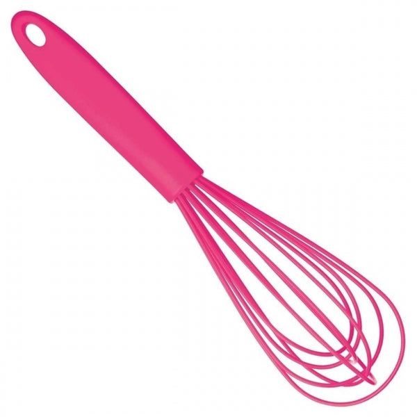 Kitchencraft flexible silicone whisk (pink) 23cm
